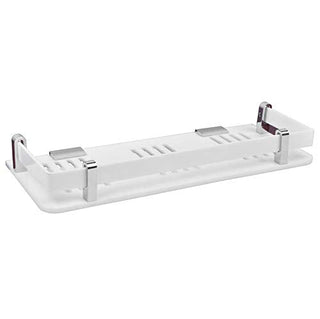 Plantex Acrylic Bathroom Organizer/Shelf For Bathroom/Kitchen/Wall -Bathroom Accessories (9X5 Inches-White)