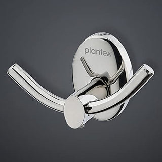 Plantex 304 Grade Stainless Steel Bathroom Hooks for Hanging Towels and Clothes in Washroom/Bathroom Accessories - Oreva (Chrome)