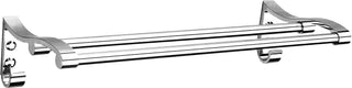 Plantex Stainless Steel Towel Rod for Bathroom/Towel Hanger/Bar/Towel Stand/Bathroom Accessories (18 Inch - Chrome)