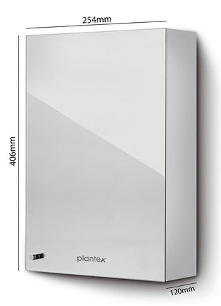 Plantex Platinum 304 Stainless Steel Bathroom Cabinet with Mirror Door/Bathroom Accessories (10 x 16 inches)