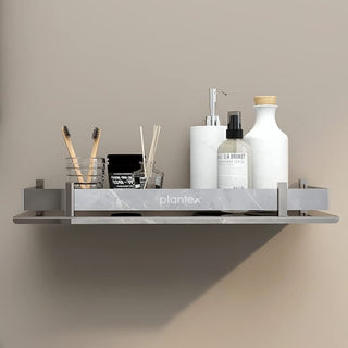 Plantex Stainless Steel Bathroom Shelf/Kitchen Shelf/Bathroom Shelf and Rack/Bathroom Accessories (15 X 5 Inches)