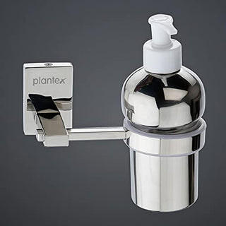 Plantex 304 Grade Stainless Steel Wash Basin Hand Wash Holder and Dispenser for Liquid Soap for Bathroom Accessories - Senso (Chrome)