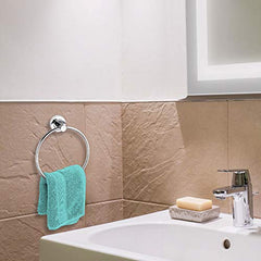 Plantex Real Hand Towel Holder for washbasin and Napkin Hanger for Kitchen (Pack of 2), Stainless Steel