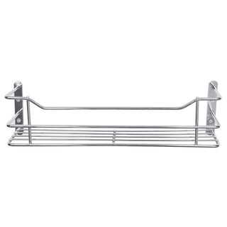 Plantex Stainless Steel Perfume Rack/Shampoo Rack/Shelf/Wall Mount Bathroom Shelf/Rack (14 inch)