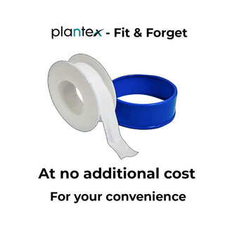 Plantex Pure Brass Two Way Tap for Washing Machine with Brass Wall Flange & Teflon Tape/Quarter Turn Bibcock Water tap/Washbasin taps for Home-(PAC-1807-Chrome)