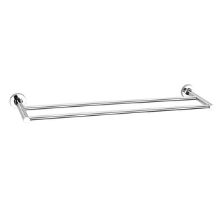 Plantex Stainless Steel Heavy and Sturdy Towel Rod/Towel Rack for Bathroom/Towel Bar/Hanger/Stand/Bathroom Accessories (24 Inch - Chrome Finish)