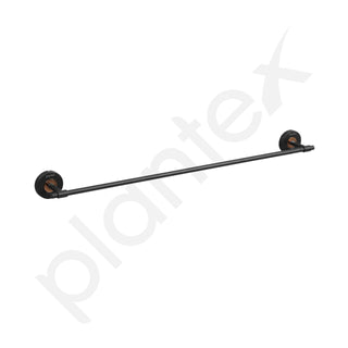 Plantex Brass with 304 Grade Stainless Steel 24 inch Towel Hanger for Bathroom/Towel Rod/Bar Bathroom Accessories - RDAB (Black)