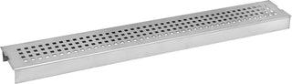 Plantex 304 Grade Stainless Steel Long Shower Drain/Floor Trap/Jali Removeble Grate/Lid for Bathroom and Kitchen (10 x 60 cm - Matt) (A424-Square)