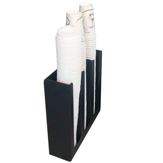 Plantex Metal Cup Holder/Cup Organizer for Kitchen/Cup Holder for Kitchen/3 Column- (Black)