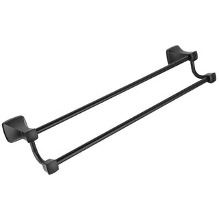 Plantex Space Aluminum Towel Rod/Towel Hanger for Bathroom/Towel Rod/Stand/Towel Bar/Bathroom Accessories(24 Inch-Black)