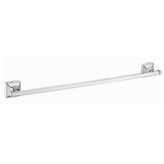 Plantex 304 Grade Stainless Steel Towel Hanger for Bathroom/Towel Rod/Bar/Stand/Bathroom Accessories - Pack of 2, Squaro (24 inch - Chrome)