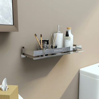 Plantex Stainless Steel Bathroom Shelf/Kitchen Shelf/Bathroom Shelf and Rack/Bathroom Accessories (15 X 5 Inches)