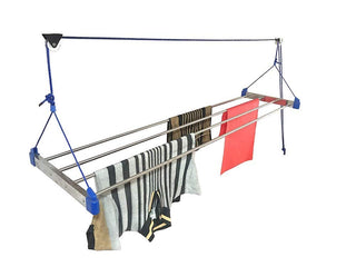 Plantex Cloth Drying Rack/Ceiling Cloth Rack/Cloth Stands for Drying Clothes(5 feet / 6 Pipe)