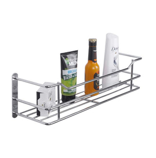 Plantex Bathroom Shelf for Wall/Stainless Steel Rack for Bathroom/Kitchen/Living Room/Perfume Rack/Bathroom Organiser (12 inch, Chrome)