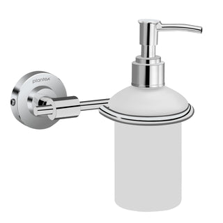 Plantex Daizy Hand wash Holder for wash Basin Liquid soap Dispenser - 304 Stainless Steel