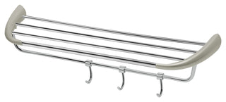 Plantex Smero Pure Brass 24 inch Towel Rack for Bathroom/Towel Stand/Hanger/Towel Holder/Towel Bar/Bathroom Accessories - Effect (Satin Matt)