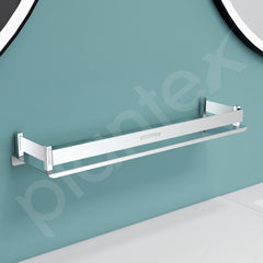 Plantex Stainless Steel Bathroom Organizer/Shelf for Bathroom/Kitchen/Wall - Chrome (18x5 Inch)