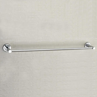 Plantex Stainless Steel Heavy Towel Rod/Towel Rack for Bathroom/Towel Bar/Hanger/Stand/Bathroom Accessories (24 Inch - Chrome Finish) - Pack of 4