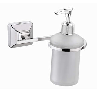 Plantex 304 Grade Stainless Steel Liquid Soap Dispenser/Shampoo Dispenser/Hand Wash Dispenser/Bathroom Accessories - Pack of 3, Squaro (Chrome)