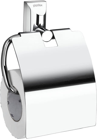 Plantex Smero Pure Brass Toilet Paper Holder/Tissue Paper Stand for Washroom/Bathroom - Superb (Chrome)