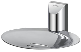 Plantex Smero Pure Brass Soap Holder for Bathroom & Kitchen/Soap Stand/Case/Dish/Bathroom Accessories - Superb (Chrome)