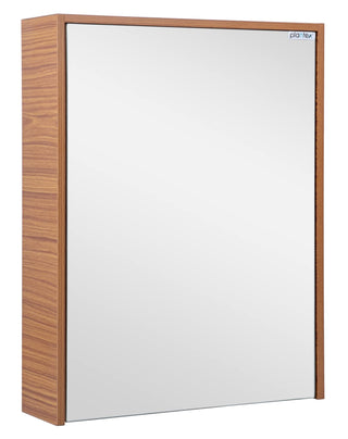 Plantex Bathroom Mirror Cabinet - HDHMR Wood Mayfair Bathroom Organizer Cabinet (18 x 24 Inches) Bathroom Accessories (APS-6031-Nayana Teak)