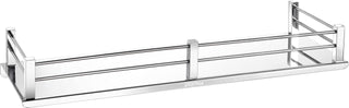 Plantex Stainless Steel Bathroom Shelf/Kitchen Shelf/Shelf and Rack/Bathroom Accessories (Chrome) - 18 X 5 Inches