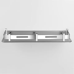 Plantex Unbreakable Plastic Bathroom Shelf for Wall/Kitchen Wall Shelf/Living Room Multipurpose Wall Mount Shelf (Transparent)