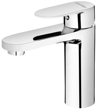 Plantex Pure Brass ORN-223 Single Lever Basin Mixer/Sink Tap Faucet for Bathroom & Kitchen with Teflon Tape (Mirror-Chrome Finish)