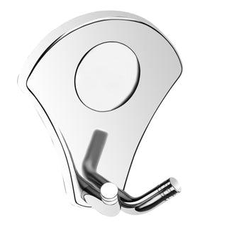 Plantex Royal Stainless Steel Robe Hook Cloth-Towel Hanger (Silver , Chrome)