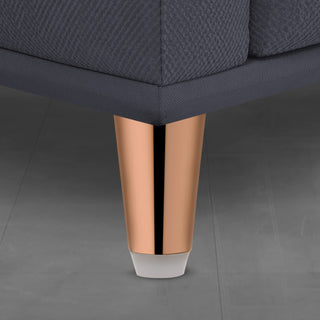 Plantex Heavy Duty Stainless Steel 4 inch Sofa Leg/Bed Furniture Leg Pair for Home Furnitures (DTS-53, Rose Gold) � 4 Pcs