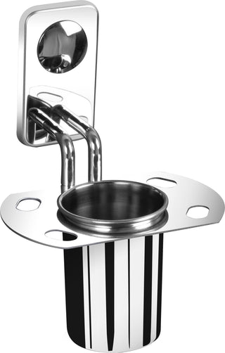 Plantex Metro Platinum Stainless Steel Tooth Brush Holder - Tumbler Holder - Bathroom Accessories