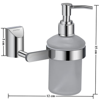 Plantex Smero Pure Brass Made Hand Wash Holder for Wash Basin/Liquid Soap Dispenser/Shampoo Dispenser - Superb (Chrome)