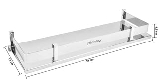 Plantex Stainless Steel Bathroom Shelf/Kitchen Shelf/Bathroom Shelf and Rack/Bathroom Accessories (15 X 5 Inches)