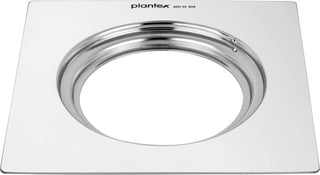 Plantex Classic 304 Grade Stainless Steel Flat Shower Drain with Removable Jali for Bathroom and Kitchen (6x6 inches) - Chrome