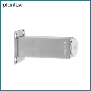 Plantex Stainless Steel 3 inch Square Door Magnet/Door Stopper/Door Catcher for Home/Office/Hotel - Pack of 1 (APS-1118 - Matt)