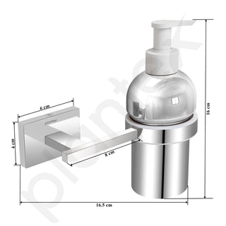 Plantex 304 Grade Stainless Steel wash Basin Handwash Holder and Dispenser for Liquid Soap Bathroom Accessories - Benz (Chrome)