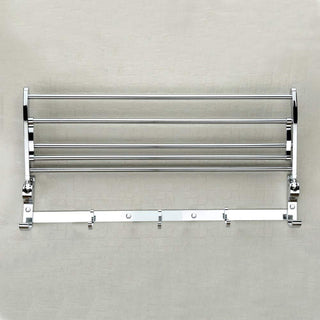 Plantex Stainless Steel Folding Towel Rack for Bathroom & 1.5 Feet Long – Towel Stand/Towel Holder/Bathroom Accessories for Home