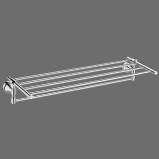 Plantex Stainless Steel 304 Grade Niko Towel Rack for Bathroom/Towel Stand/Hanger/Bathroom Accessories (18 Inch-Chrome)