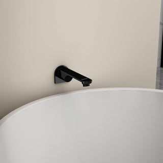 Plantex Pure Brass Bath Tub Spout for Bathroom/Bath Tub Spout with Wall Flange – (APS-221-Black)