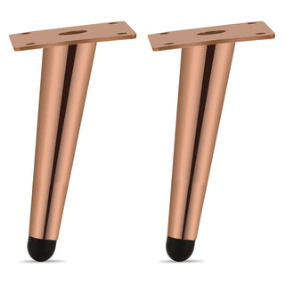 Plantex Heavy Duty Stainless Steel 6 inch Sofa Leg/Bed Furniture Leg Pair for Home/Furniture Sofa Legs for Table/Sofa Support Legs/Sofa Furniture Leg (Rose Gold) Set of 4 Pcs