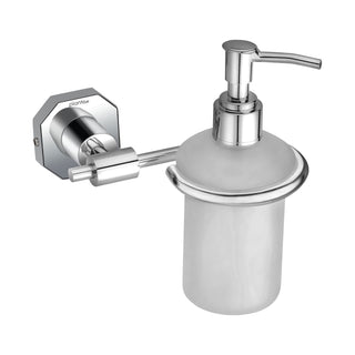 Plantex 304 Grade Stainless Steel Hand Wash Holder for Wash Basin Liquid Soap Dispenser Bathroom Accessories - Nipron (Chrome)