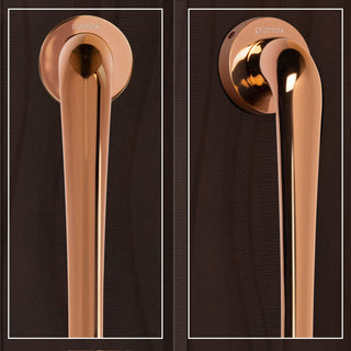 Plantex Polo 14-IInch Pull Handle For Glass/Wooden And Metal Doors (Rich Rose Gold Finish - Big)