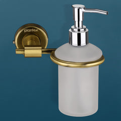 Plantex 304 Grade Stainless Steel Liquid Soap Dispenser/Shampoo Dispenser/Hand Wash Dispenser/Bathroom Accessories - Daizy (Antique)