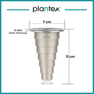 Plantex Smooth Eiffel 4-inch Sofa Leg for furnitures/Bed/Table - 8 Pcs