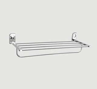 Plantex Dream Stainless Steel Towel Rack for Bathroom/Towel Stand/Towel Hanger/Bathroom Accessories - (24 Inch-Chrome) - Pack of 1