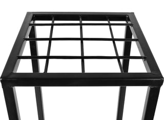 Plantex Heavy GI Metal 2-Tier Plant Stands/Flower Display Shelf/Garden Decor for Indoor & Outdoor (Black)