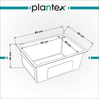 Plantex Stainless Steel Kitchen Sink/Single Bowl Handmade Kitchen Sink with Multi-Functional Drying Rack, Hose Pipe and Square Coupling – Rose Gold Finish (24 x 18 inches)