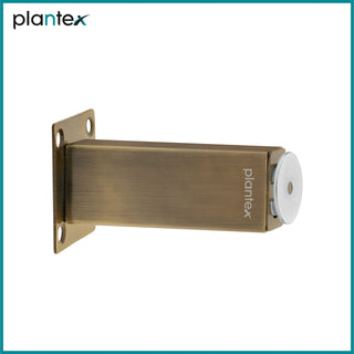 Plantex Stainless Steel Wall-Mounted Magnetic Door Stopper/Door Magnets to Hold Door/Door Catcher for Wooden Door - Pack of 1 (Brass Antique)