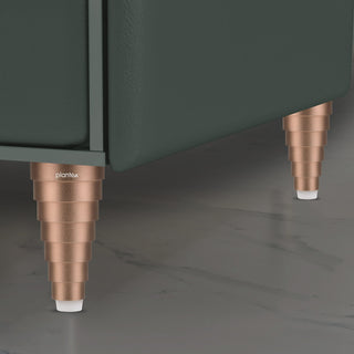 Plantex Heavy Duty Round 4 inch Spare Sofa Legs for Bed Furniture/Sofa Legs for Furniture Fitting/Table Legs/Sofa Leg Set of 2 pcs (Rose Gold)